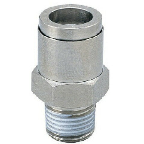 ピスコ チューブフィッティングブラスストレート チューブ12ネジR3/8ゴムHNBR KC1203(代引不可)