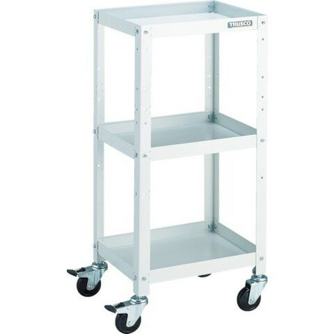 TRUSCO トラスコ ラビットワゴン 400X350 ゴム車輪 W色 RBW943W(代引不可)【送料無料】