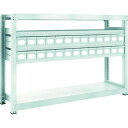TRUSCO トラスコ M3型中量棚 H1200 スチール引出付 小X26 M34655A26 組立品 組立設置不可(代引不可)【送料無料】
