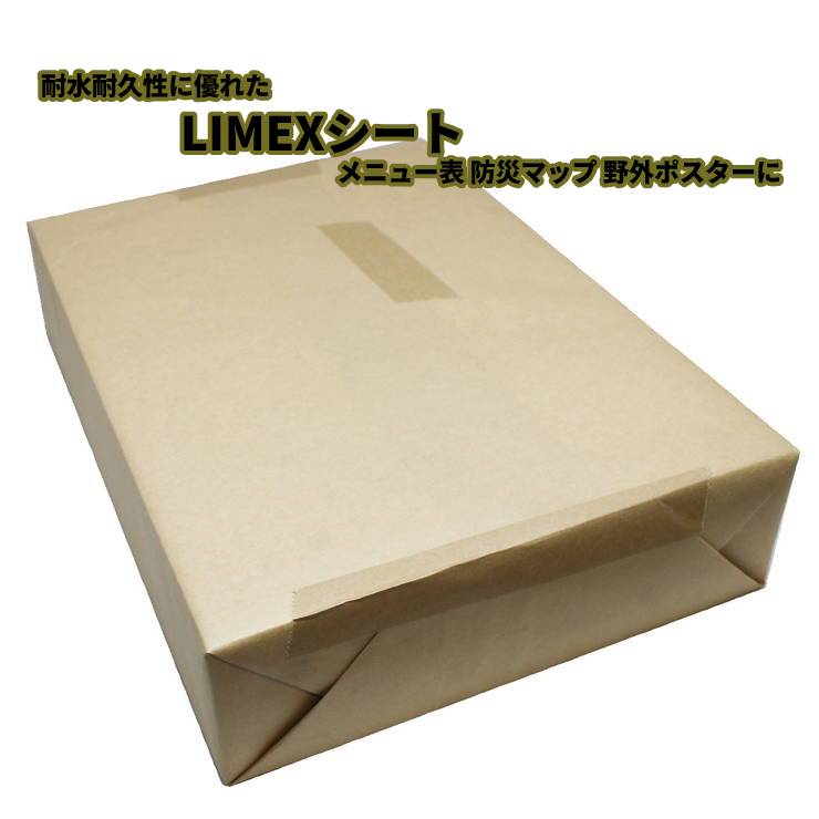 コピー紙 コピー用紙 LIMEXシート 白ソフトS 300μ A4 50枚 耐水 耐久 メニュー メニュー表 防災マップ ..