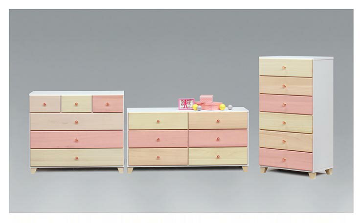 チェスト 幅90cm 高さ76cm 【国産 大川家具 完成品】 無垢材 収納 タンス 桐材 日本製 木製 衣類 (代引不可)【送料無料】 [2]