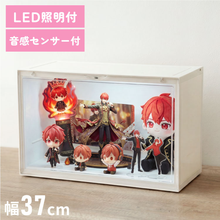 照明付きディスプレイケース 中型 赤 楽天市場】ライト（コレクションケース｜コレクション）：ホビーの通販