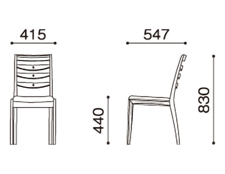 ボスコ BOSCO ダイニングチェア シンプルデザイン ニューオイルフィニッシュ ナチュラル&ハンドメイド ハイクオリティロープライス 2脚セット イス いす 椅子 チェア ダークブラウン 41.5×54.7cm(代引不可)【送料無料】【ポイント10倍】 [2]