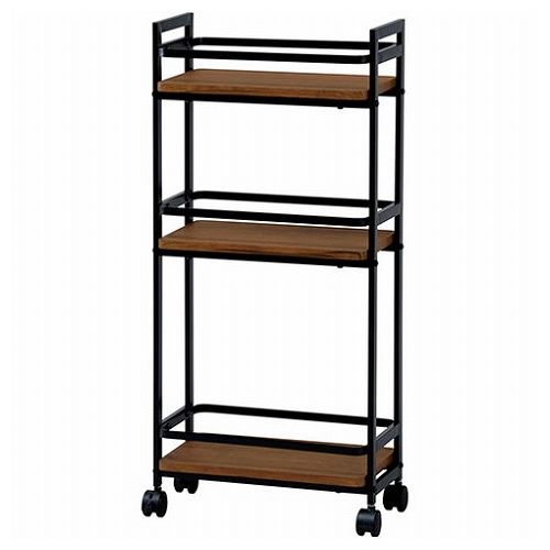 弘益 ワゴン ブラウン VWG-200-BR(代引不可)【送料無料】