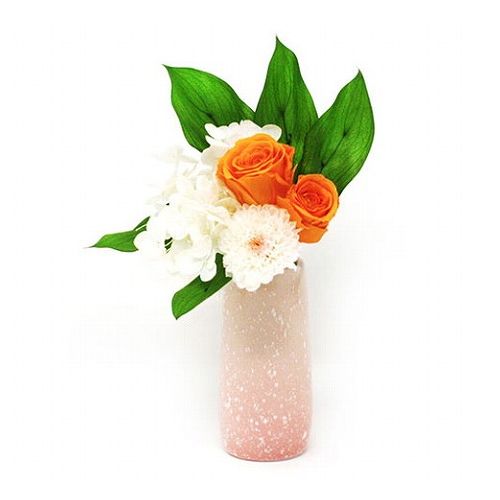 A&K ギフトシリーズ 贈り物に最適なプリザーブドフラワー 鈴-Suzu- オレンジ AKM-011(代引不可)【送料..