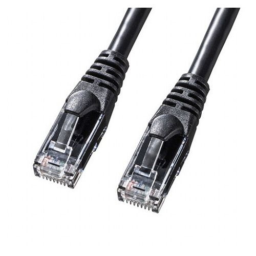 【5個セット】 サンワサプライ カテゴリ6Aより線LANケーブル KB-T6AY-02BKX5(代引不可)【送料無料】