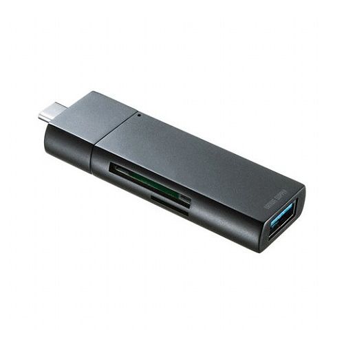 【5個セット】 サンワサプライ Type-Cコンパクトカードリーダー USB 1ポート付き ADR-3TCMS7BKNX5(代引不可)【送料無料】 【5個セット】 サンワサプライ Type-Cコンパクトカードリーダー USB 1ポート付き ADR-3TCMS7BKNX5(代引不可)【送料無料】