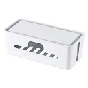 【5個セット】 エレコム スタンド付きケーブルボックス 小 EKC-BOX003WHX5(代引不可)【送料無料】(3)