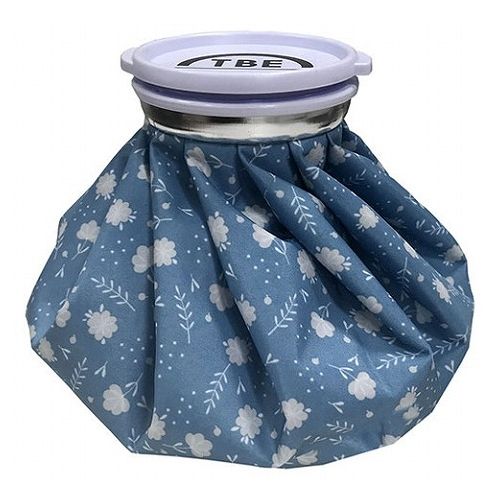 【10個セット】 TOBIEMON 氷のう 花柄水色 T-IB-P1X10(代引不可)【送料無料】