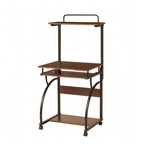 弘益 パソコンデスク ブラウン PC-61T-BR(代引不可)【送料無料】(3)