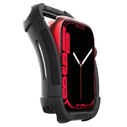 araree FLEXIELD ソフトケースfor Apple Watch Series 7 41 ブラック Apple Watch用カバー AR22416AW(代引不可)【メール便配送】【送料無料】