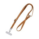 LEPLUS スマートフォン 汎用 ショルダーストラップ SHOULTY MULTI STRAP PUレザータイプ キャメル LN-SS02CA スマートフォン タブレット 携帯電話 スマートフォンアクセサリー(代引不可)