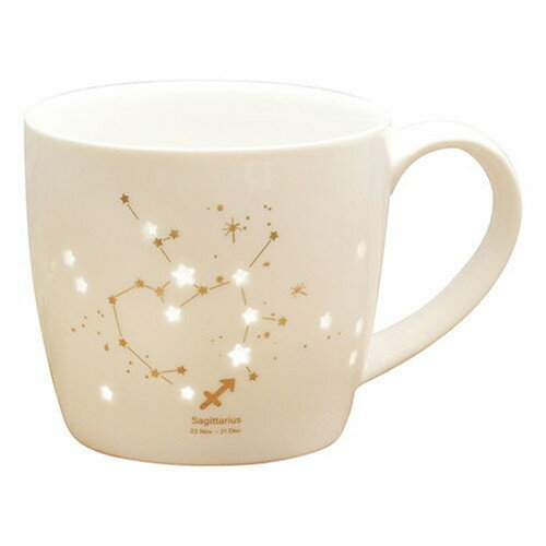 二明商店 しずく彫り 星座マグカップ 射手座 nm-s011-se09 マグカップ 12星座 ギフト 贈り物 器好き 陶器 食器 スープマグ 誕生日 プレゼント(代引不可)のサムネイル