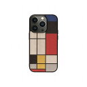 Man & Wood VR؃P[X for iPhone 14 Pro Mondrian Wood wʃJo[^ I23635i14P(s)yz