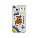 BOOGIE WOOGIE オーロラケース for iPhone 14 Teddy Bear 背面カバー型 BW24096i14(代引不可)