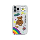 BOOGIE WOOGIE オーロラケース for iPhone 14 Pro Teddy Bear 背面カバー型 BW24106i14P(代引不可)