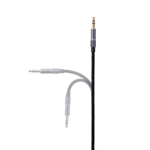 エレコム オーディオケーブル(φ3.5ステレオミニ) アルミコネクタタイプ AX-35MA15BK(代引不可)【メール便配送】【送料無料】