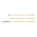 【3本組×10セット】 ARTEC 白軸デザイン筆(溝引棒無し) ATC10787X10(代引不可)【送料無料】