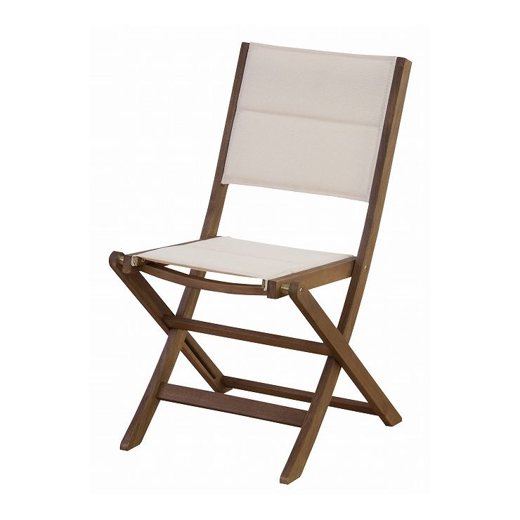 Wooden - チェア 幅48×奥行59×高さ85 座面高45.5 天然木 アカシア オイル仕上 ポリエステル ウレタン(代引不可)【送料無料】
