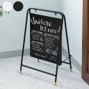 看板 店舗用 立て看板 おしゃれ スタンド 両面 折りたたみ サインボード ブラック ホワイト シンプル 屋外 ディスプレイ インテリア 雑貨 店舗 マルシェ ...