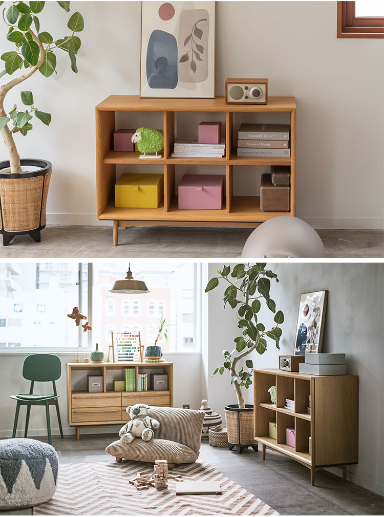 オープンシェルフ 約幅100×奥行34×高さ72cm ブラウン 木製 スチール 組立品 リビング ダイニング ベッドルーム 寝室 インテリア おしゃれ(代引不可)【送料無料】