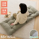 長座布団 洗える 丸洗いOK 抗菌 防臭 座布団 65×165 リバーシブル 起毛素材 ノンホルム コンパクト ロング 厚手 ふっくら おしゃれ シンプル ナチ...