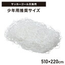 サッカーネット 交換用 少年サッカーゴール ネットのみ 公式サイズ 練習 1枚 網目14cm ゴールネット ネット トレーニング 体育 部活 クラブ活動 少年サ...
