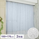 レースカーテン 2枚セット クロミ 幅100×丈176cm UVカット率99.9% 外から見えにくい キャラクター グッズ 正規ライセンス品 公式 サンリオ S...