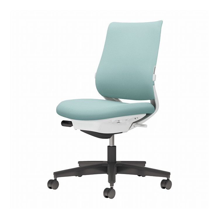 【メーカー直送】 コクヨ オフィスチェア 椅子 イス チェア ミトラ2 肘無 ランバー付 ホワイトグレー アッシュターコイズ(代引不可)【送料無料】