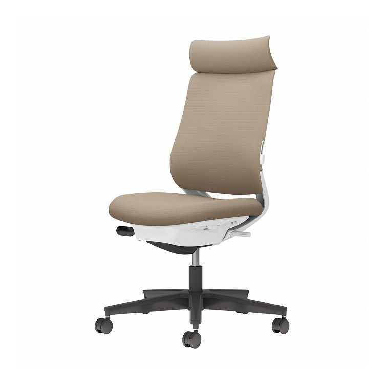 【メーカー直送】 コクヨ オフィスチェア 椅子 イス チェア ミトラ2 肘無 ランバー付 ホワイトグレー ソフトベージュ(代引不可)【送料無料】