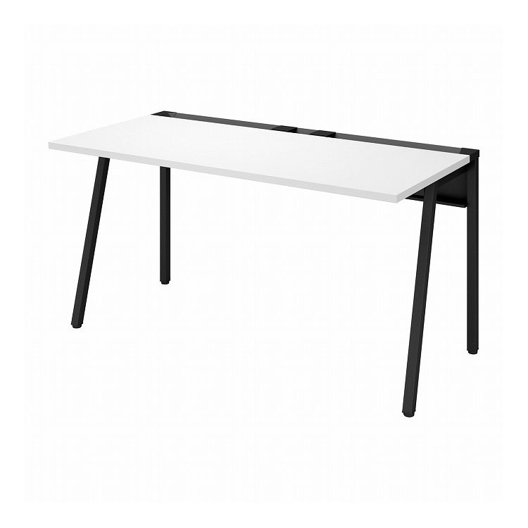 【メーカー直送】 コクヨ デスク リーン LEAN 平机 本体色 ブラック 天板色 ホワイト(代引不可)【送料..