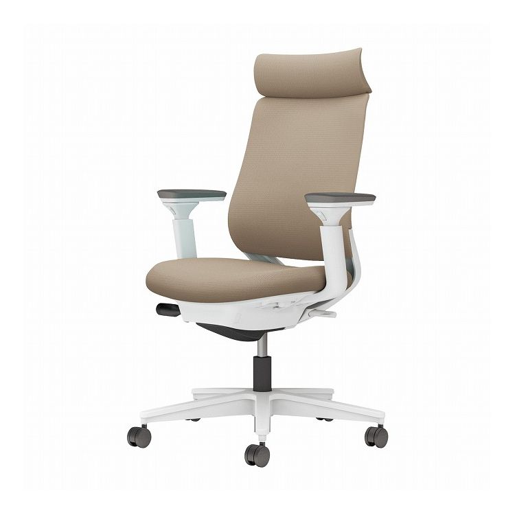 【メーカー直送】 コクヨ オフィスチェア 椅子 イス チェア ミトラ2 可動肘 ホワイトグレー ソフトベー..