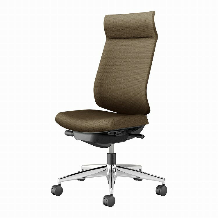 コクヨ 【メーカー直送】オフィスチェア ウィザード4 アディショナルバック 肘なし アルミポリッシュ脚 本体ブラック C06-P402CW-BKG4M61 カーペット用 ダークグレージュ(代引不可)【送料無料】