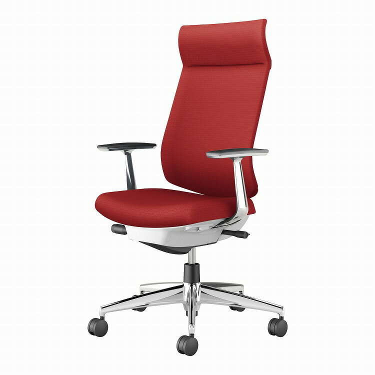 コクヨ 【メーカー直送】オフィスチェア ウィザード4 アディショナルバック アルミ肘 アルミポリッシュ脚 本体ホワイトグレー C06-P422CU-E1G4A81 フローリング用 カーマイン(代引不可)【送料無料】