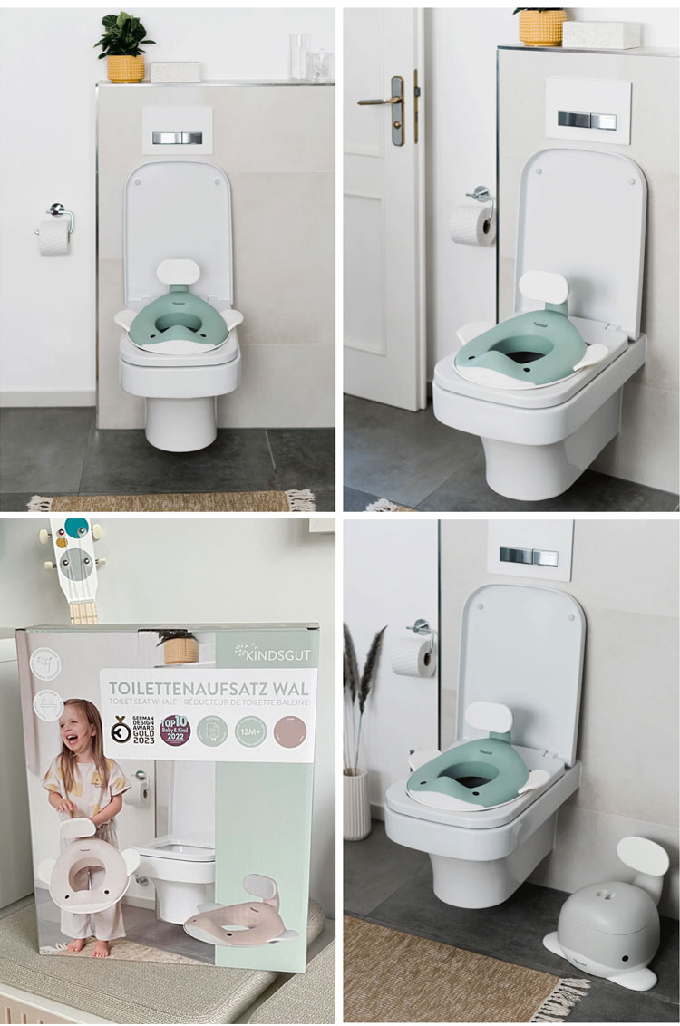 リコメン堂インテリア館のキンズグート KINDSGUT くじらの補助便座 トイレシート ゴム製 スプラッシュガード 軽量 かわいい 動物 男の子 女の子 ベビーグッズ ギフト プレゼント 出産祝い ライトグレー KIN0000001002C05ZZZ【送料無料】｜アングル3