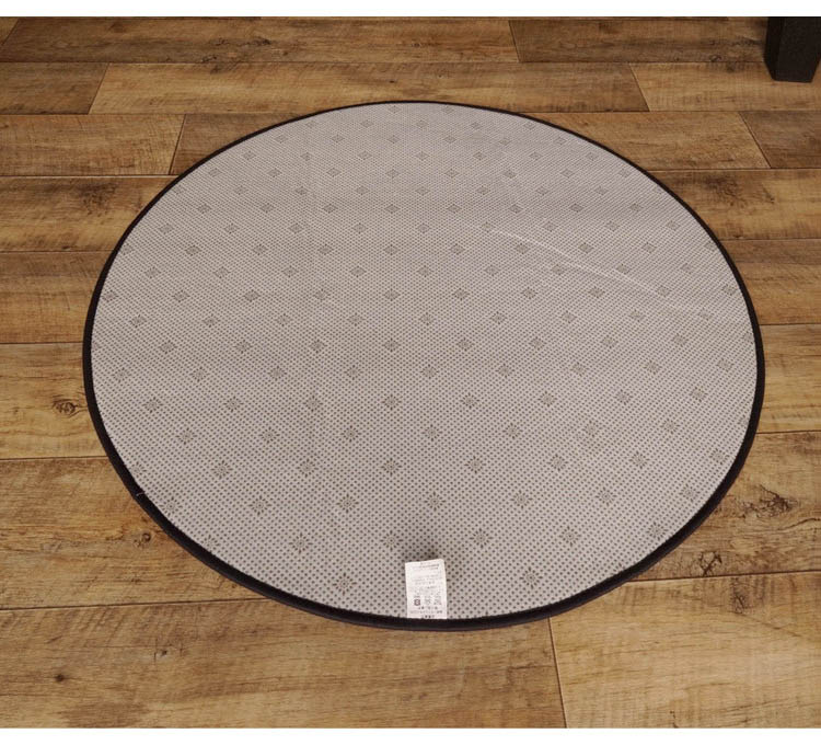 DUOREST DP-ECAP1 ラグマット 円形 90 チェアラグ 小さめ 90×90cm カーペット 円形ラグ 丸 マイクロファイバー 滑り止め付きラグ 椅子 デスクチェア デュオレスト(代引不可)【送料無料】 [3]