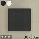スパンチングボード 幅30×高さ30cm フック付き 有孔ボード 穴あきボード フック パンチングボード マグネットボード DIY 壁のDIY スチール製 収納...