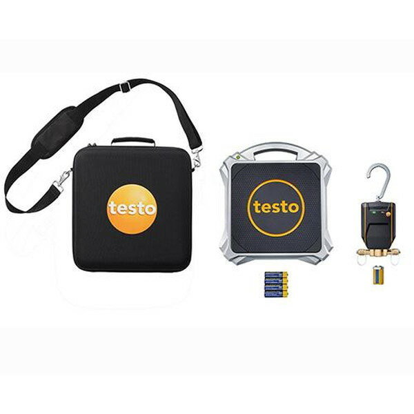 ●メーカー…テストー（testo）●型番…0564256055（testo 560i）●セット内容…冷媒自動充填はかり、スマートバルブ、ショルダーバッグ、単3乾電池×4、9V角形電池×1●サイズ…はかり：287（W）×58（D）×310（H）mmバルブ：95（W）×47（D）×119（H）mmショルダーバッグ：307（W）×123（D）×324（H）mm●重量…総重量：4.93kg（バッテリー、バッグを含む）はかり：4.36kg（バッテリー、バッグを含む）バルブ：570g（バッテリー含む）●電源…はかり：単3電池×4本（付属）、バルブ：9V 角形乾電池（付属）●測定範囲…0〜100 kg●分解能…0.01 kg●動作湿度…0〜80 %rH●動作温度…-10〜+50℃●電池寿命…はかり：70時間 (25℃の時)、バルブ：60時間 (バルブ使用回数 3000回)●インターフェイス…BluetoothR 4.2●電波範囲…はかり：30m、バルブ：50m●保管温度…-10〜+50℃●精度…動作温度 +22℃:≦±(10g+0.03%rdg)(0〜30kg)≦±(10g+0.05%rdg)(30〜100kg)●注意…付属電池はテスト電池ですので新しい電池をご購入下さい。●はかり：IP44、バルブ：IP54●デジタルマニホールドおよびスマートフォン・タブレットで測定値の表示や機器の操作が可能。Bluetoothによってマニホールドやモバイル端末とワイヤレスで連携●スマートスケール、スマートバルブ、マニホールドを組み合わせることで、重量または過熱度・過冷却度の目標値に従って自動充填が可能●簡単な操作で重量や過熱度、過冷却度を目標とした自動充填可能●冷凍システムやヒートポンプへの冷媒充填をスピーディに正確に行うことができます。スマートスケールとデジタルマニホールドまたはモバイルアプリと組み合わせて使用可能。作業の時間短縮や効率化をアシストします。●すべての範囲で10 gの高い分解能で正確に測定●デジタルマニホールドと最大50メートルで通信可能なBluetoothモジュールを搭載●冷媒容器を正しく設置可能なデザインとすべり止めラバー加工●コンパクトなハウジング、軽量、グリップ、ショルダーバッグ付属で、取り扱いや持ち運びも安心●乾電池で最大70時間使用可能。オート電源オフ機能も搭載●スマートバルブと組み合わせると重量・過熱度・過冷却度を目標とした自動チャージを利用可能●EA101TS-101、-102、-103、-104に対応しています。原産国：中国【代引きについて】こちらの商品は、代引きでの出荷は受け付けておりません。【送料について】北海道、沖縄、離島は別途送料を頂きます。