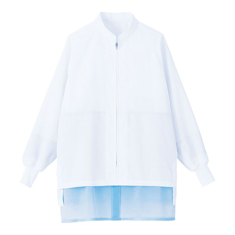 男女兼用長袖コート SZ421-W3L (ホワイト)株式会社サーヴォ4589929613783(代引不可)【送料無料】