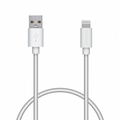 エレコム ライトニングケーブル 50cm Lightningiphone / ipod スタンダードタイプ データ転送/充電用 MPA-UALA05WH(代引不可) エレコム ライトニングケーブル 50cm Lightningiphone / ipod スタンダードタイプ データ転送/充電用 MPA-UALA05WH(代引不可)
