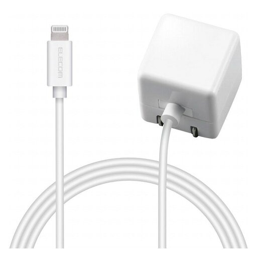 エレコム iPhone充電器 iPad充電器 1.5m Lightning AC ケーブル一体 ホワイト コンパクト 小型 キューブ シンプル MPA-ACL02WH(代引不可)【送料無料】 エレコム iPhone充電器 iPad充電器 1.5m Lightning AC ケーブル一体 ホワイト コンパクト 小型 キューブ シンプル MPA-ACL02WH(代引不可)【送料無料】