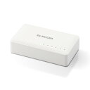 エレコム スイッチングハブ LAN ハブ 5ポート Giga対応 1000/100/10Mbps プラスチック筐体 AC電源 ファンレス 静音 省エネ機能 壁掛け設置対応 ホワイト EHC-G05PA2-W(代引不可)【送料無料】(2)