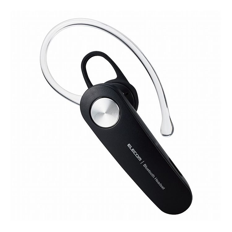 エレコム ヘッドセット Bluetooth 5.0 片耳 ハンズフリー 通話・音楽 対応 オープンタイプ 左右耳兼用 microB充電 イヤホンマイク ワイヤレス 通話 音楽 スマホ PC コンパクト 持ち運び LBT-HS11BK(代引不可)【送料無料】