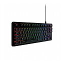 エレコム ゲーミングキーボード V custom 有線 着脱式ケーブル RGB メカニカル 銀軸 / スピードリニア 日本語配列 テンキーレス ブラック TK-VK310SBK(代引不可)【送料無料】