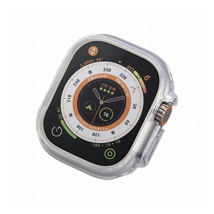 GR AbvEHb` Jo[ Apple Watch Ultra 49mm op[ \tg P[X ʕی ϏՌ NA(s)yz