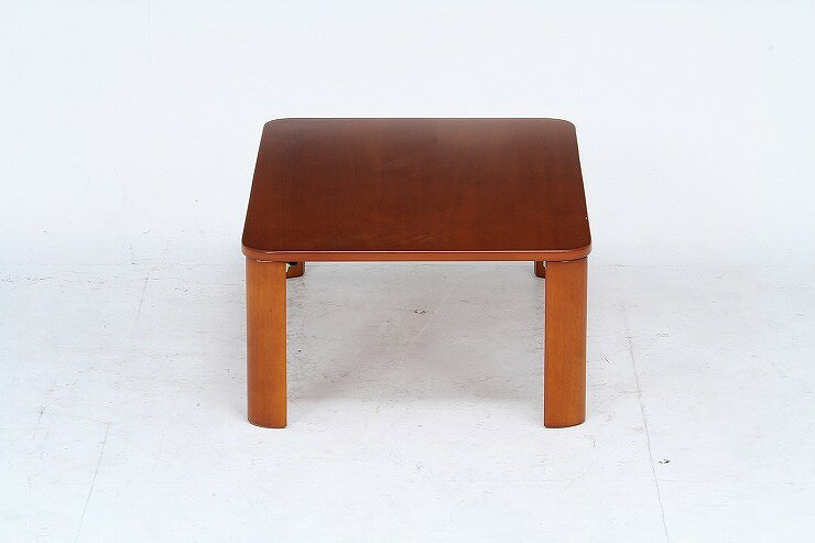 折脚ローテーブル W900×D600×H320mm MDF(突板ラバーウッド) おしゃれ ブラウン(代引不可)【送料無料】 [2]