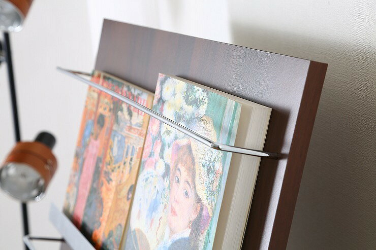 ウッドマガジンラック デコール W580×D500×H1400mm PB(PVC) スチール おしゃれ(代...