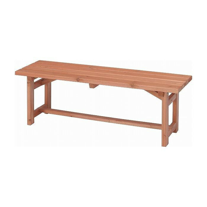 Wooden - 木製ベンチ120 W1200×D350×H400mm 杉材 おしゃれ(代引不可)【送料無料】