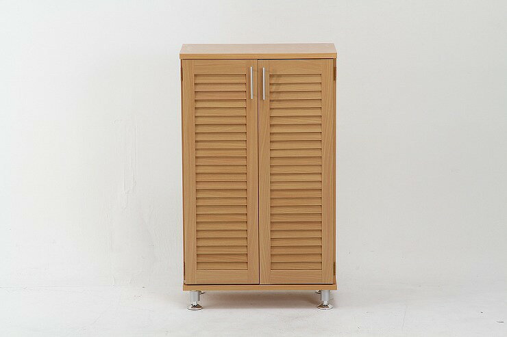 ルーバーシューズボックス W600×D330×H1010mm おしゃれ ナチュラル(代引不可)【送料無料】