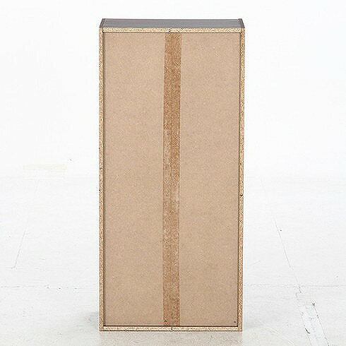 カラーボックス 可動棚 W418×D290×H890mm プリント紙化粧パーティクル おしゃれ ブラウン(代引不可)【送料無料】 3